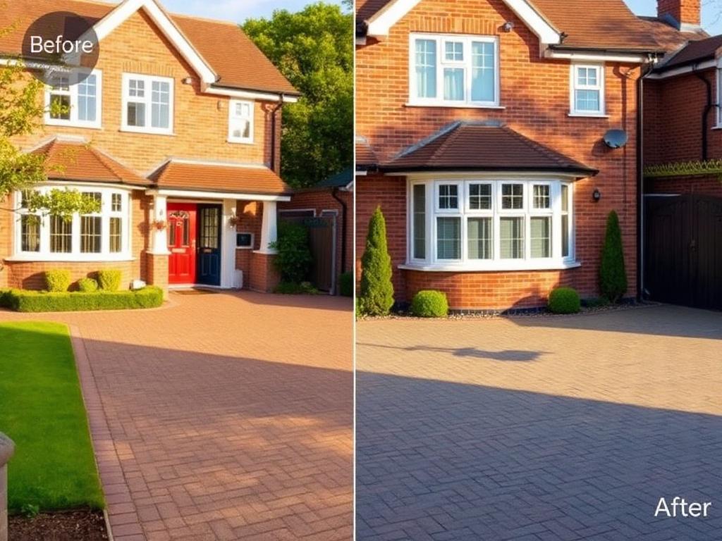 Block Paving Driveway after